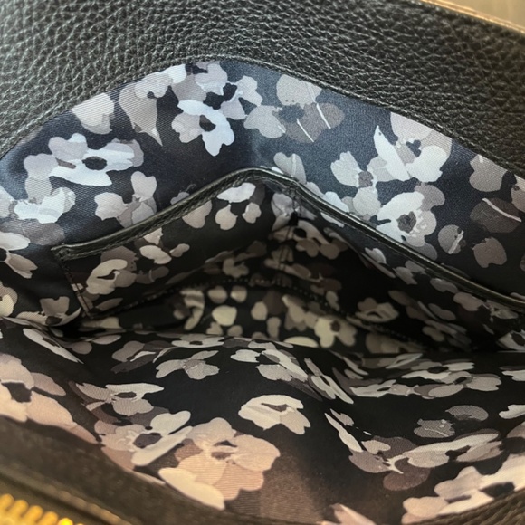 Kate Spade Pebbled Leather 3-Compartment Young Lane Anika Satchel with Gold - Picture 9 of 12